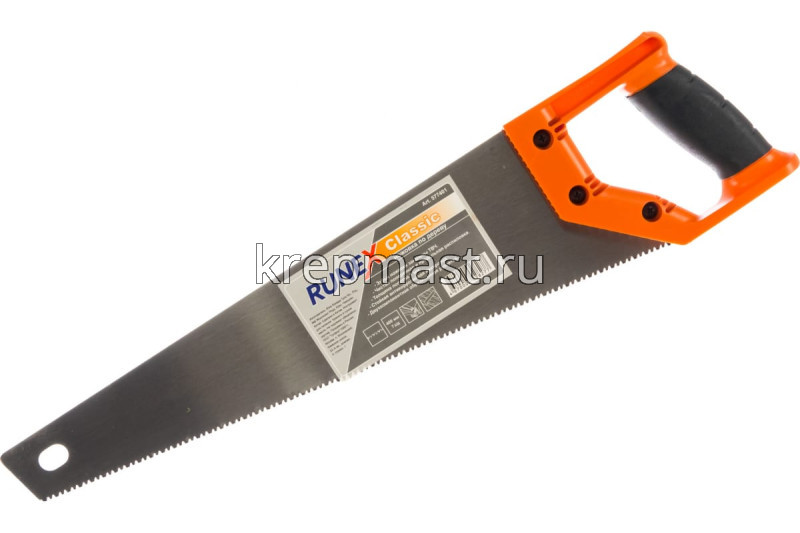 Ножовка по дереву RUNEX Classic 400мм закал..