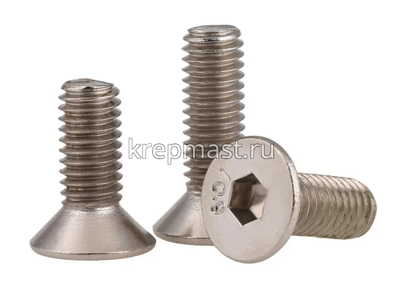 Винт с внут. шестиг. потай голов. 8х 50 кл.пр.10,9 DIN 7991