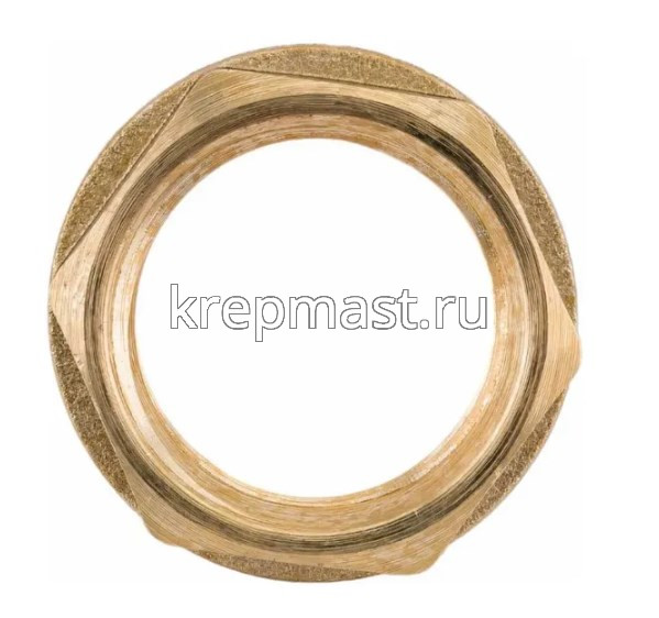 Контргайка с бор-ком 1/2" вн. латунь