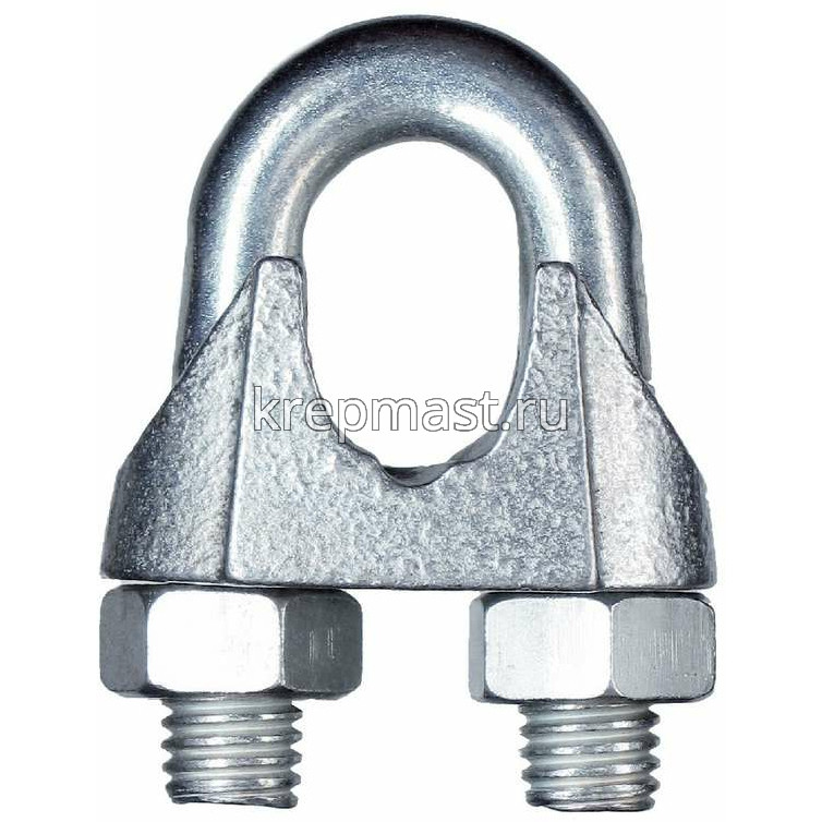 Зажим д/троса М22 с гайками