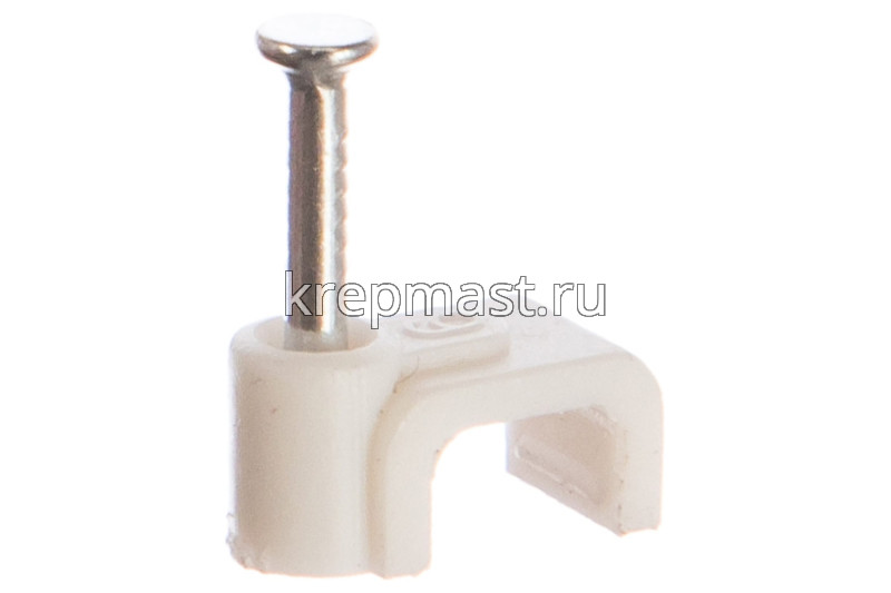 Скобы для кабеля плоские 6мм