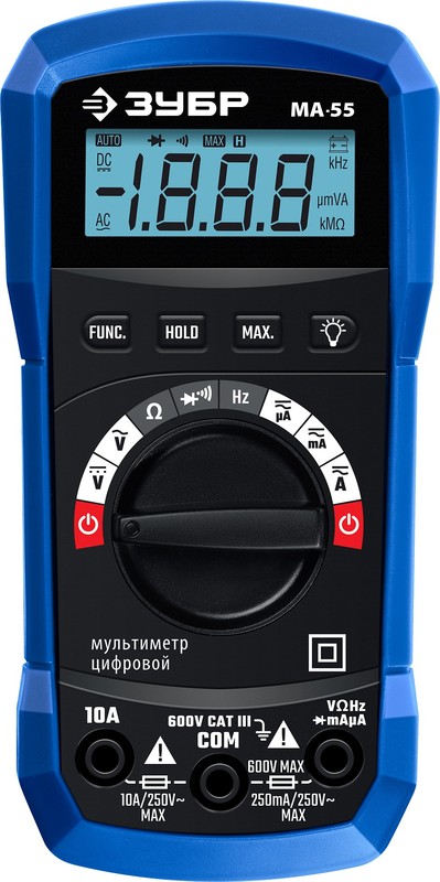 Мультиметр ЗУБР МАСТЕР МА-55 цифровой