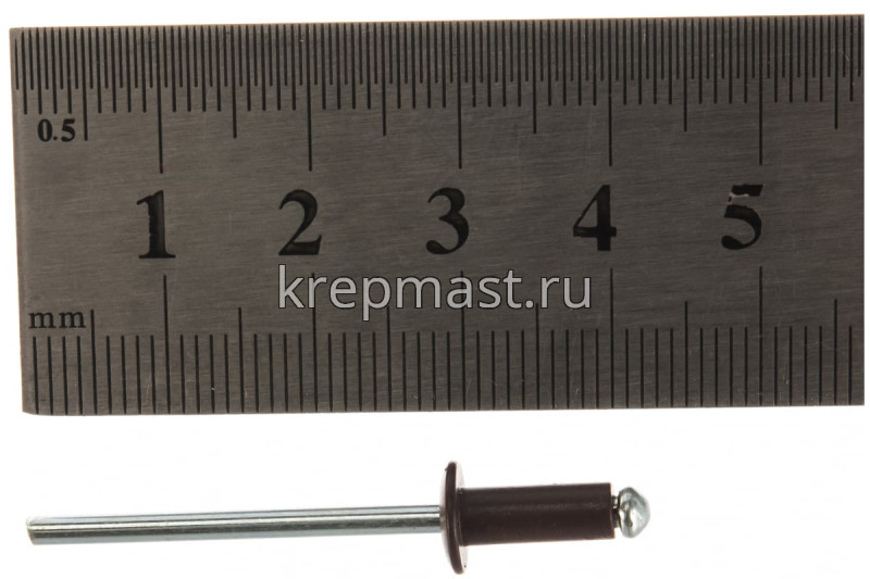 Заклёпка алюминий/сталь 4,0х10 RAL 8017