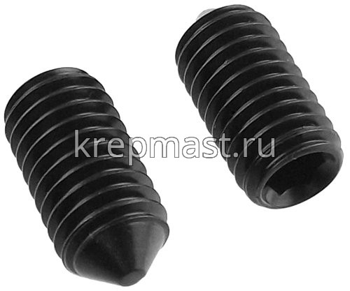 Винт уст. 6х10 12,9 DIN 914 зостр. вн/ш