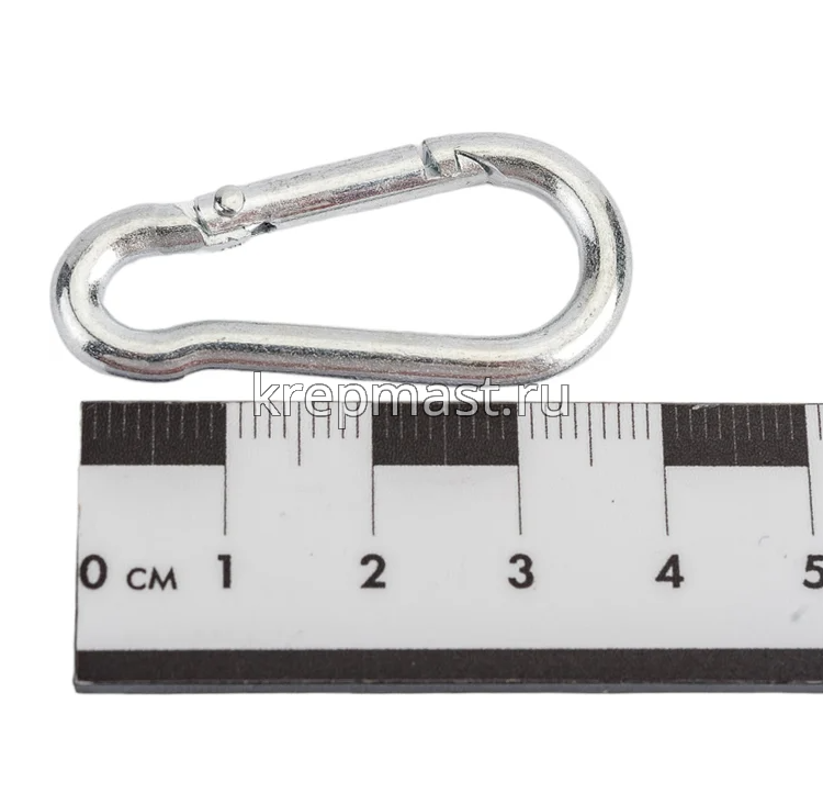 Карабин пожарный с фиксатором 4мм DIN 5299C