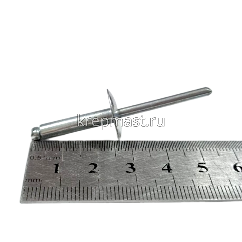 Заклёпка сталь/сталь 4,8х21х16 широкий борт