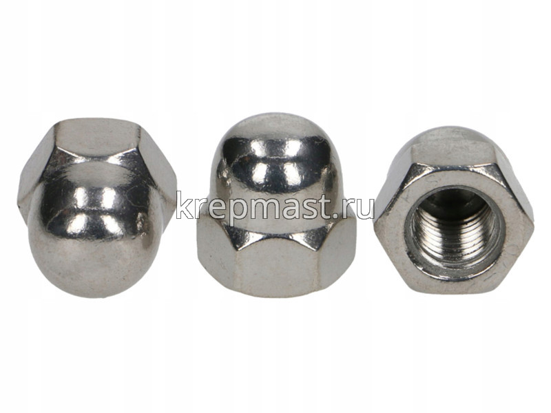 Гайка колпачковая DIN 1587 м16 нерж. А2