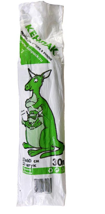 МЕШОК п/п 30л ПВД 12мкм (30шт/уп)