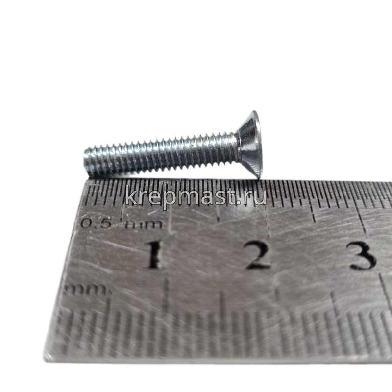 Винт с внут. шестиг. потай голов. 4х20 кл.пр.8,8 DIN 7991