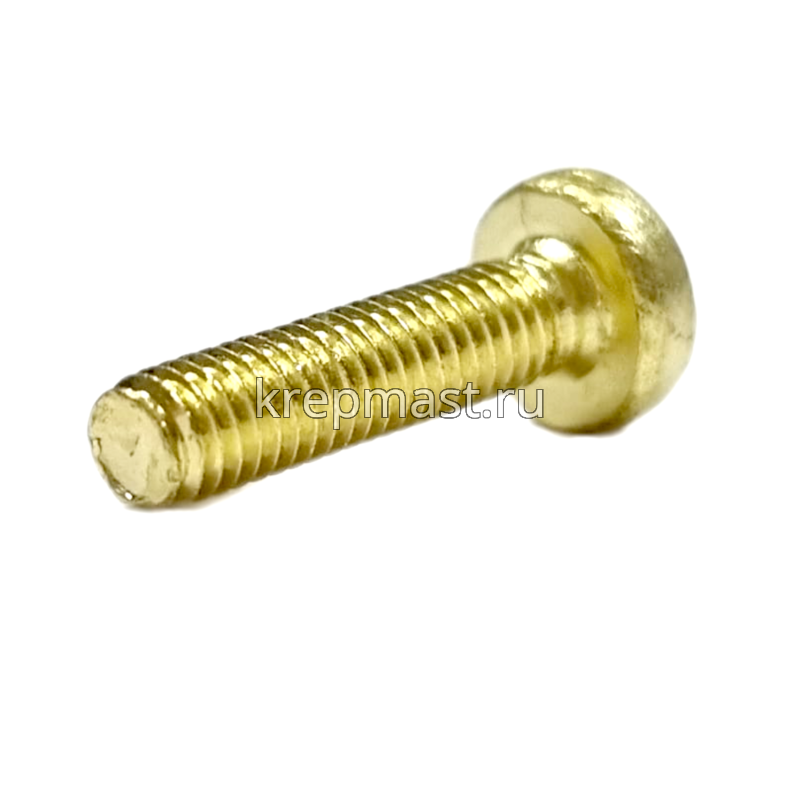 Винт п/цил 3,0 х12 DIN 7985 латунь