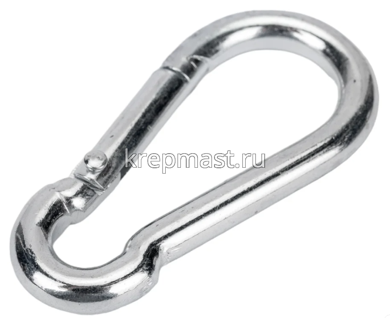 Карабин пожарный с фиксатором 6мм DIN 5299C