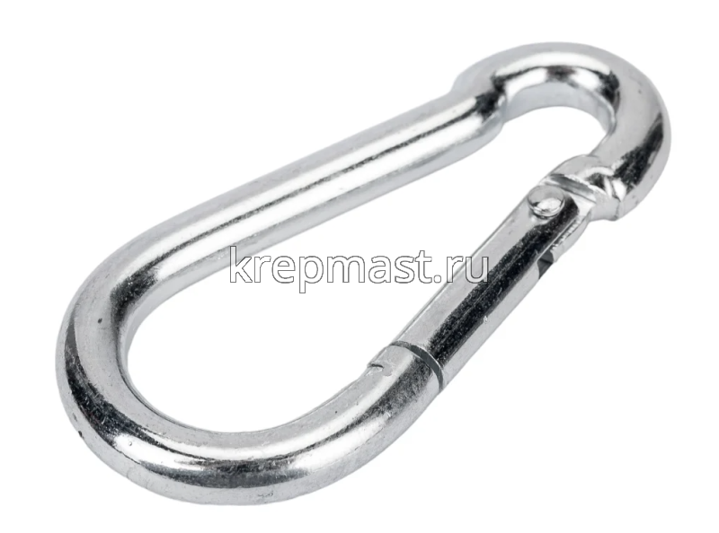 Карабин пожарный с фиксатором 6мм DIN 5299C