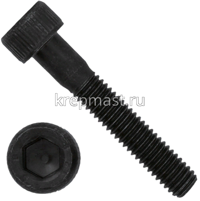 Винт с внутр.шестигранником 6 х100 черный кл.пр.12,9 п/р DIN 912