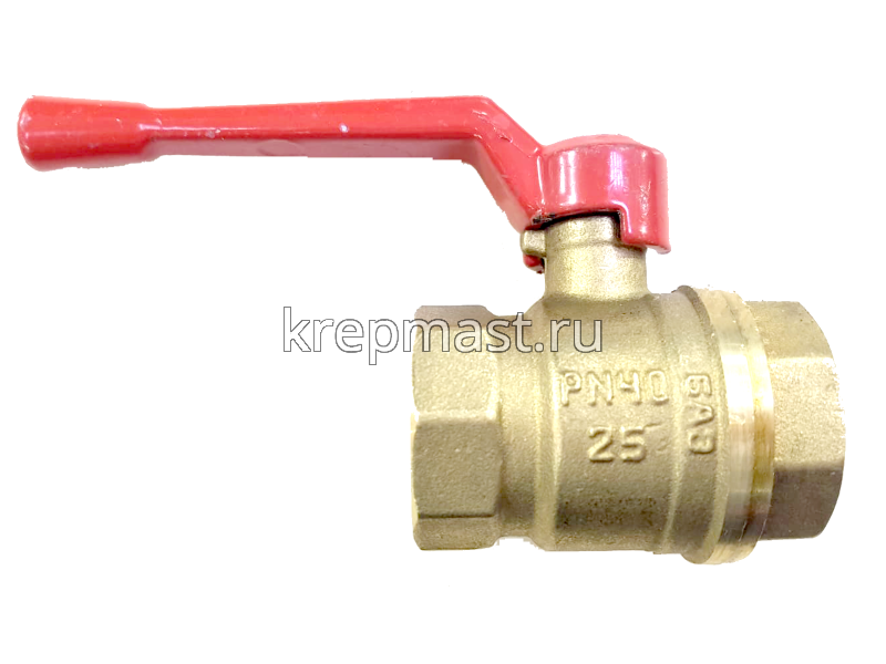 Кран шар Ду-25 м/м рыч 1"