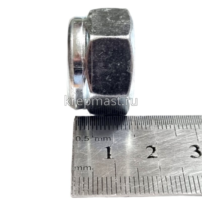 Гайка самоконтр.М16 (шаг резьбы 1,5) оц. DIN 985