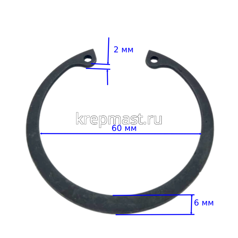 Шайба стопор. М 60 Отверстие DIN 472