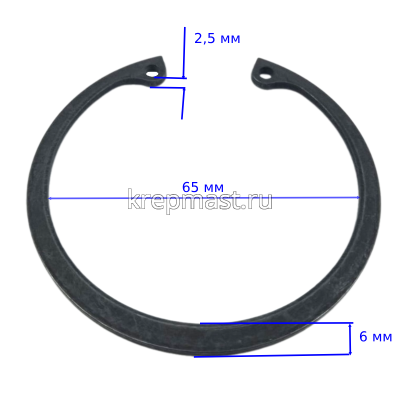 Шайба стопор. М 65 Отверстие DIN 472