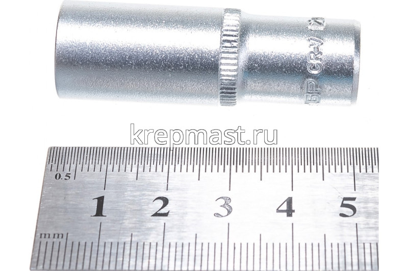 Головка торцевая 6-гранная 12 мм 1/4" удлиненная