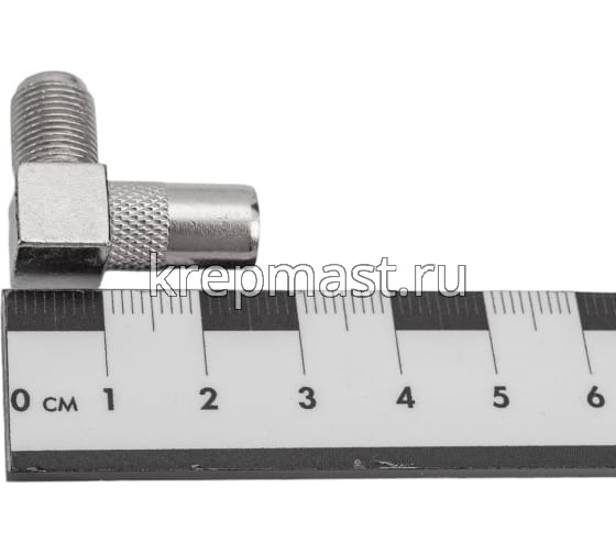 Переходник F-гнездо - штекер TB угловой ТDM