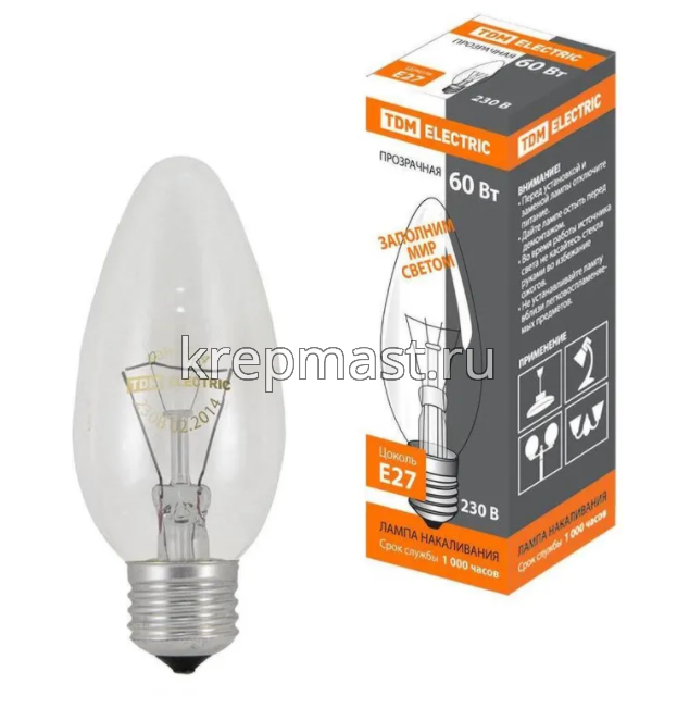 Лампа  свеча   ДС, ДСМТ