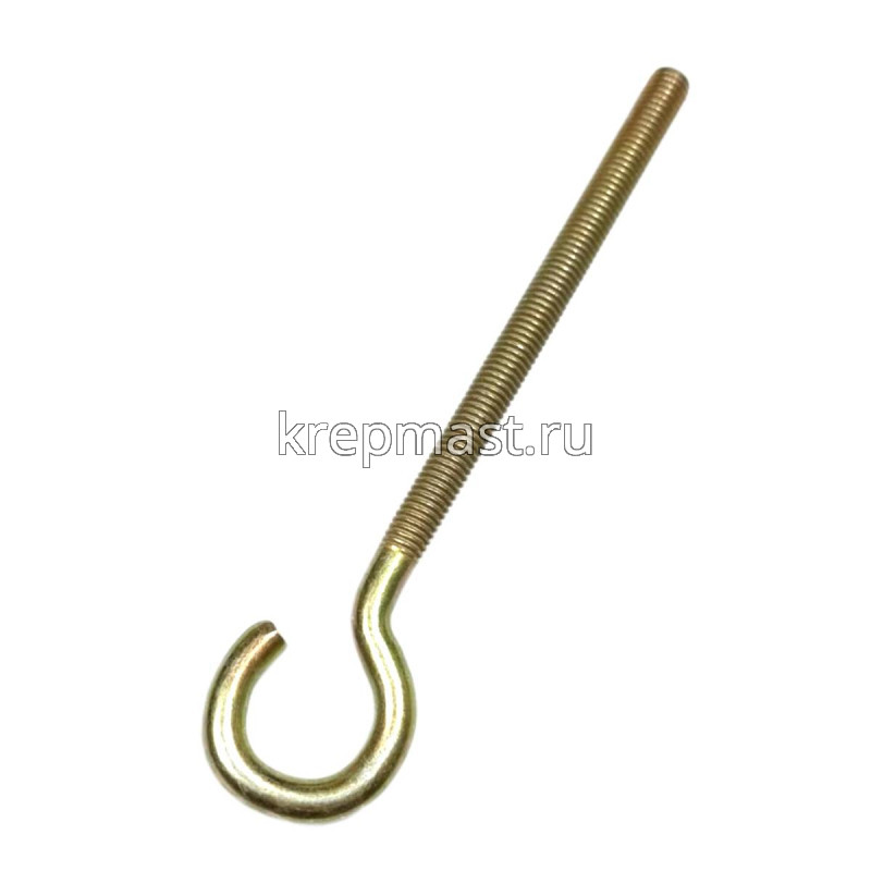 Винт с крюком 8х100