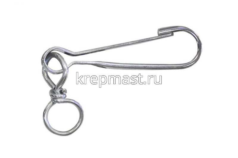 Карабин тип А с вертлюгом 70мм