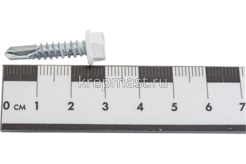 Саморез д/кровли краш. 5,5х25 RAL 9003