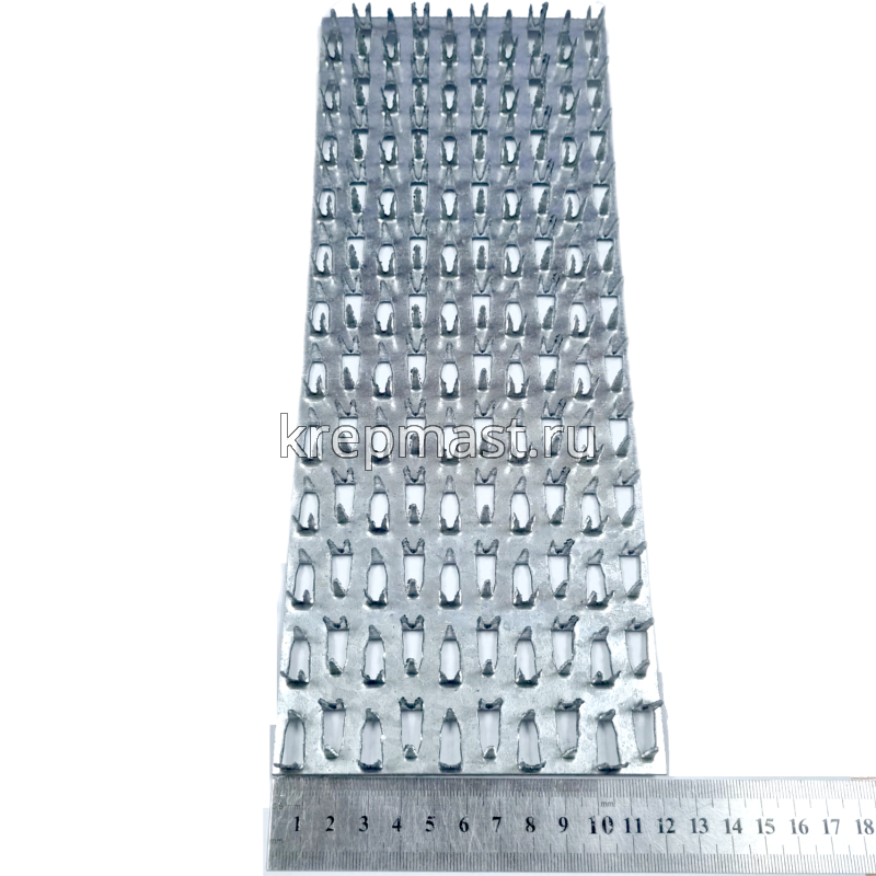 Гвоздевая пластина оцинкованная 12-ряд. 300х120