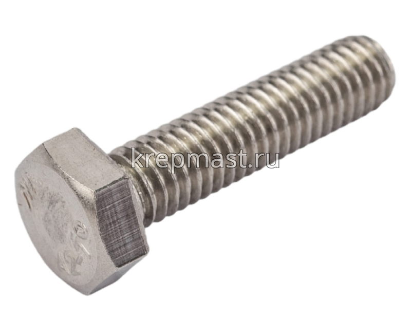Болт 6х25 нержав. DIN 933 A2