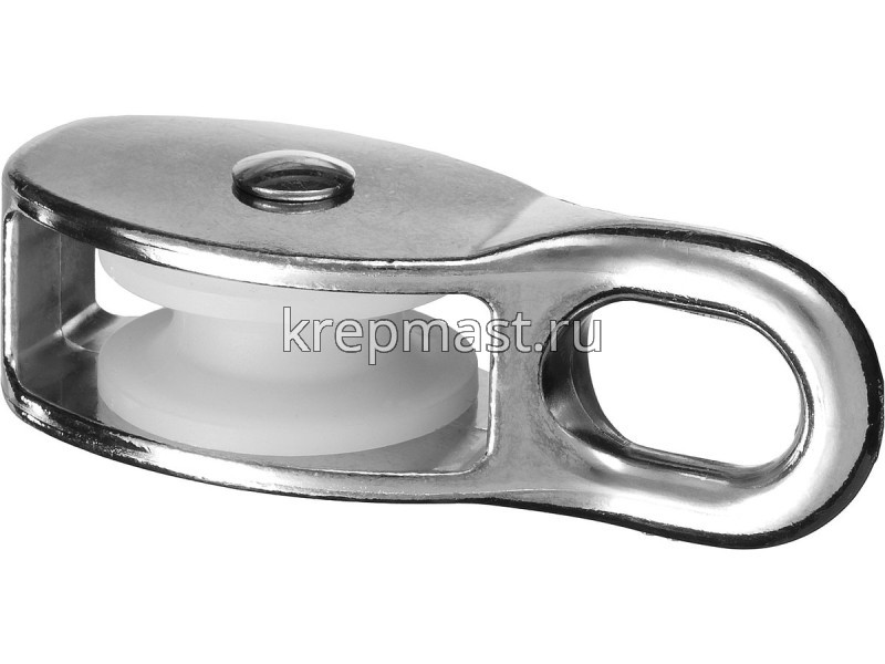 Блок одинарный пластик. оцинк. 50мм