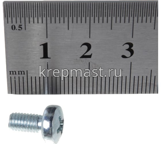 Винт п/цил 5,0х10 DIN 7985