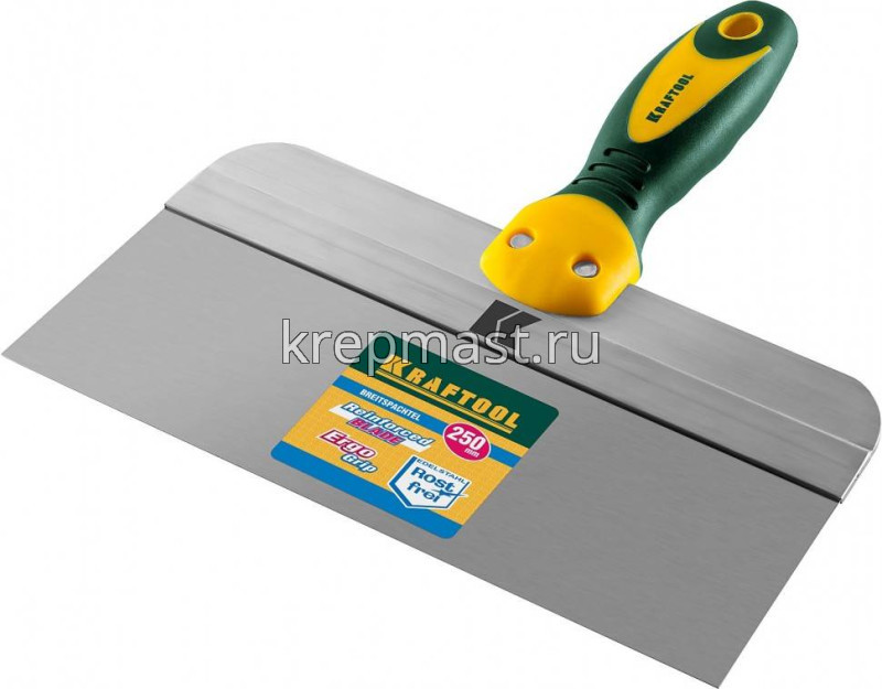 Шпатель 250мм ПРОФИ с пластиковой ручкой KRAFTOOL