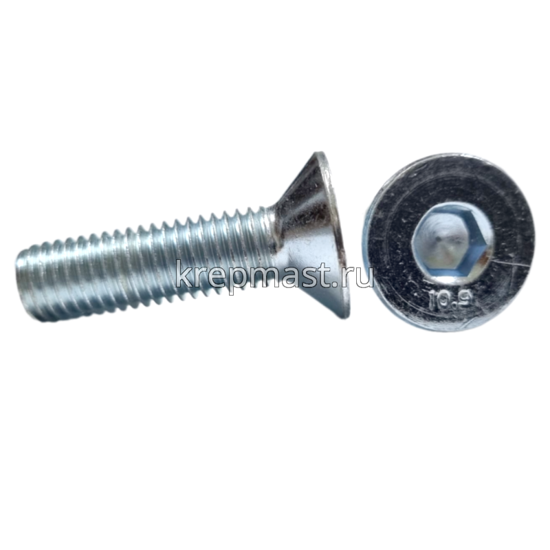 Винт с внут. шестиг. потай голов. 12х 45 кл.пр.10,9 DIN 7991