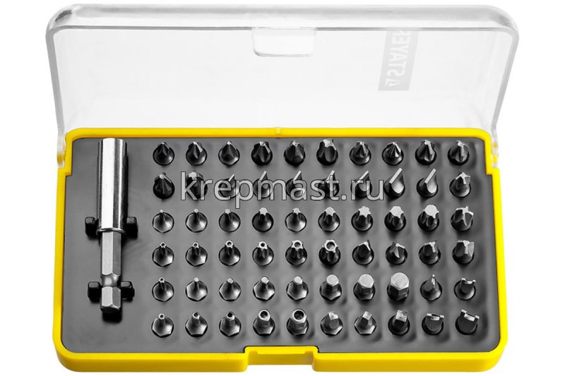 Набор STAYER бит с адаптером 61предмет