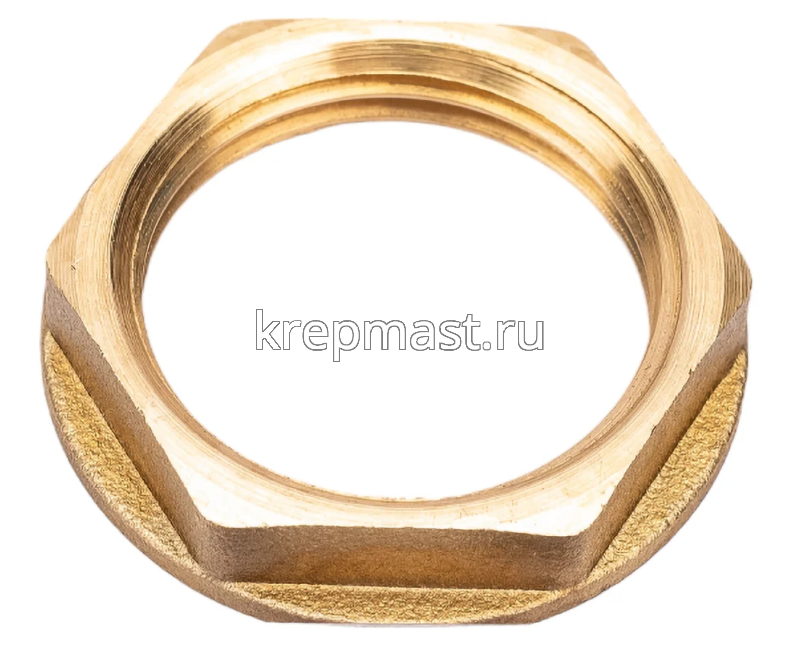 Контргайка с бор-ком 3/4" вн. латунь