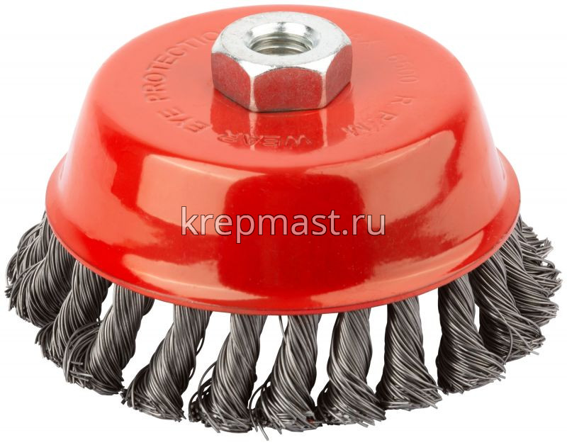 Корщетка- чашка 125мм FIT для УШМ сталь