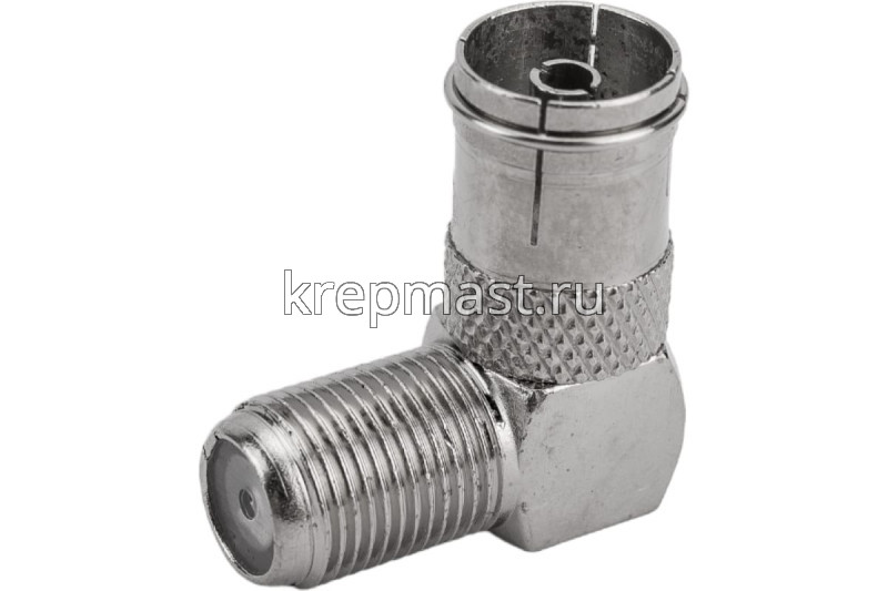 Переходник F-гнездо - гнездо TB угловой ТDM