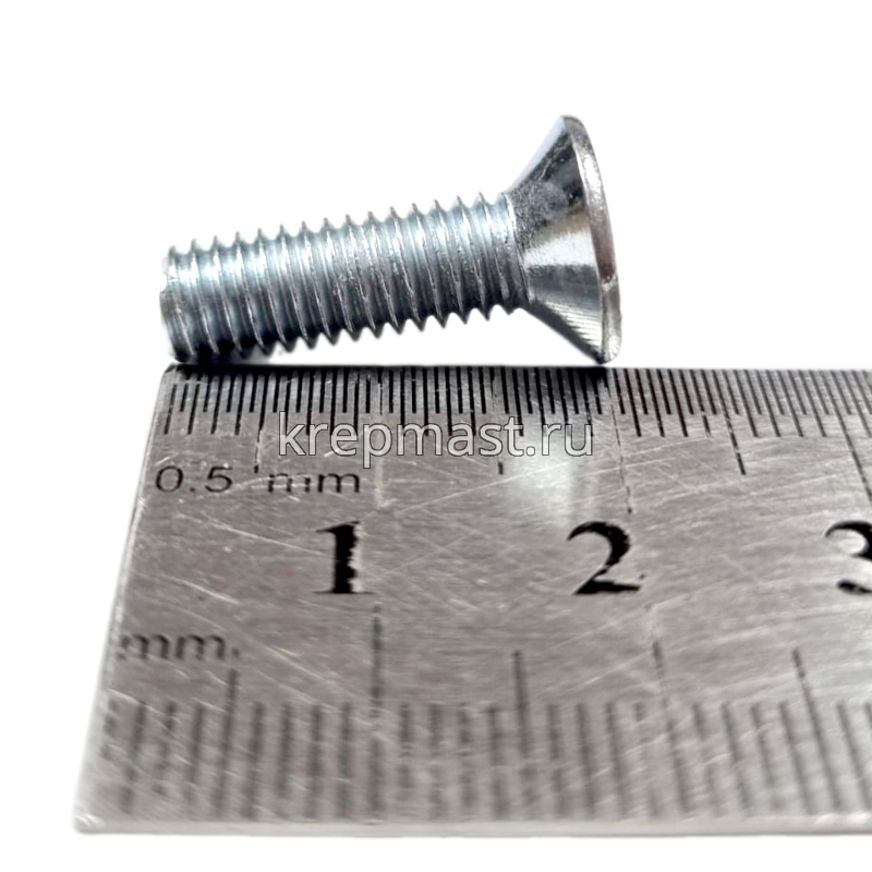Винт с внут. шестиг. потай голов. 6х20 кл.пр.8,8 DIN 7991