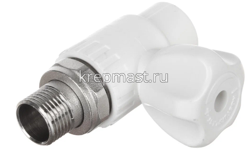 Кран шар D20-1/2 НР п/п прям. д/радиат.