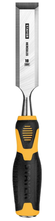 Стамеска FIT/ STAYER двухцв.мягкая ручка 18мм