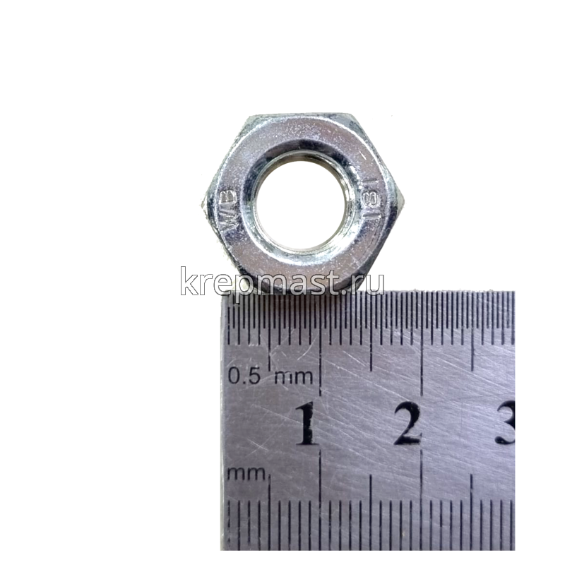Гайка 6-гр. М 10 (1,25) МЕЛКАЯ резьба DIN 934