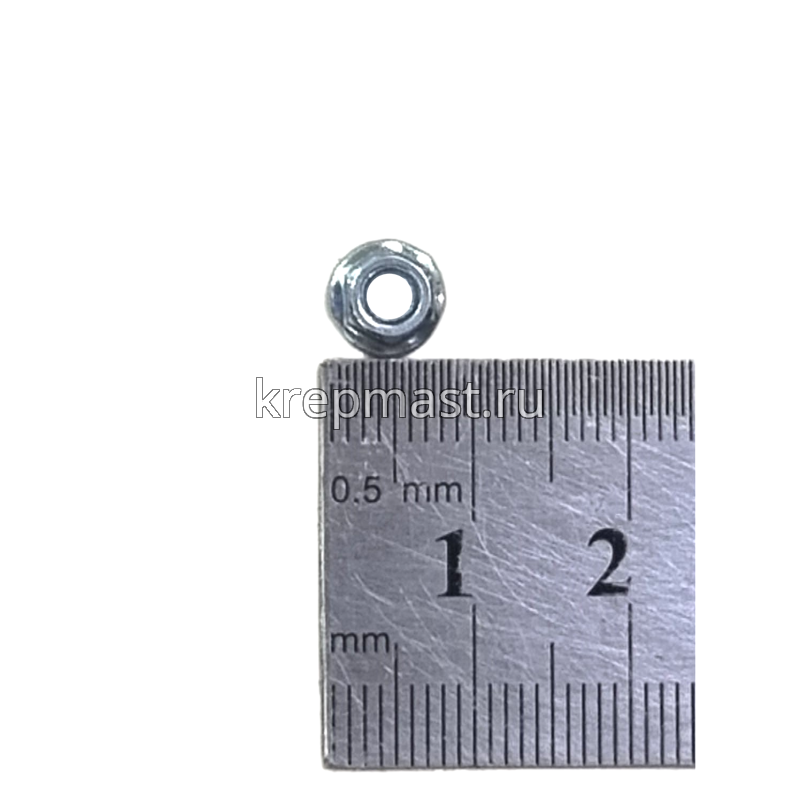 Гайка с фланцем М 3 DIN 6923