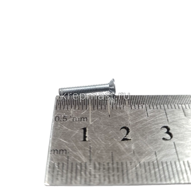 Винт потай 2,5х16 DIN 965