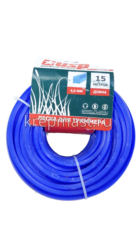 Леска для триммера 4,0мм КВАДРАТ (по 15м)