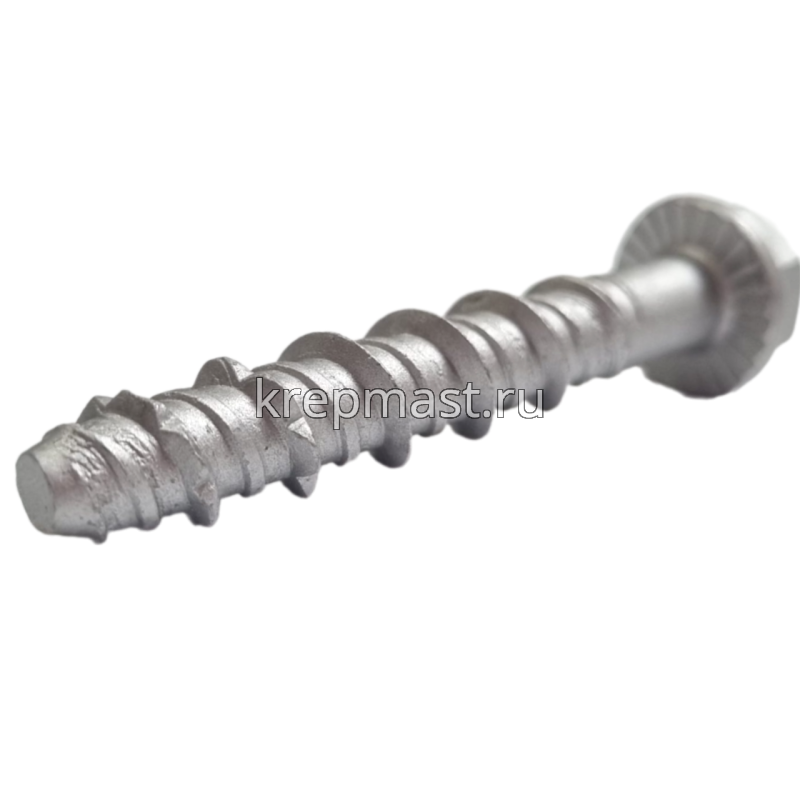 Шуруп по бетону PBW 8х 60мм (10,5х60мм шестигран.гол с п/ш)