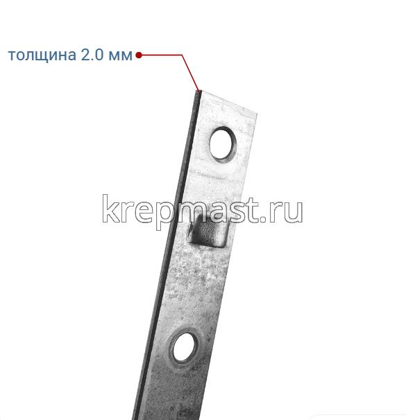 LDP 1 крепление для планкера 190х16,5х2,0мм