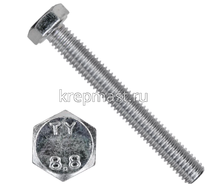 Болт 30х100 кл.пр. 8,8 оц. п/р DIN 933