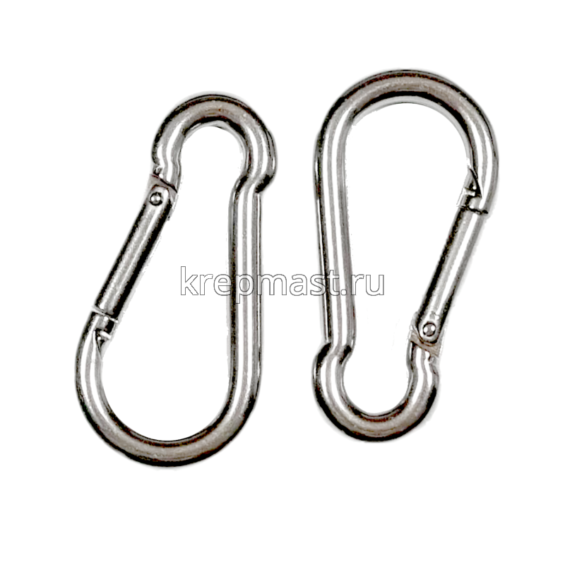 Карабин нерж. А4 5х50мм АРТ9075 (DIN 5299C)