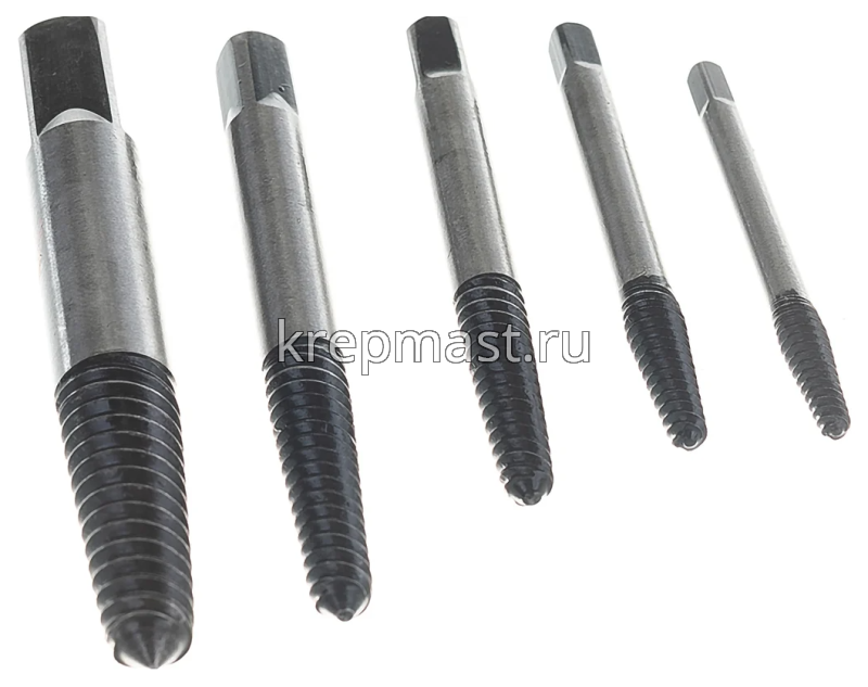 Набор экстракторов STAYER д/метрической резьбы (5шт)